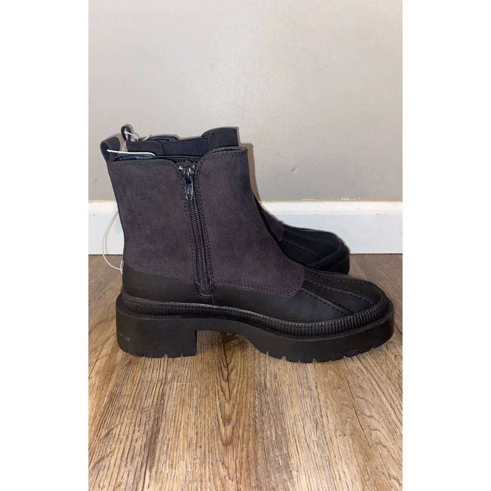 NWT Universal Thread Waterpoof‎ Black Boots sz 8